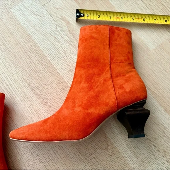 Charlotte Stone “Stickley” Suede Ankle Boots, Size 8 (New in box) - Picture 5 of 6